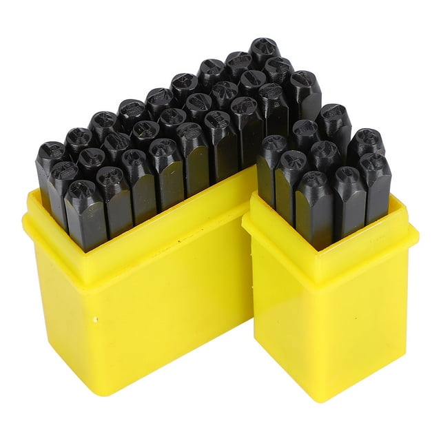 Stamping Punch Tool Kit, Letter Stamping Punch Tool, 26 Letters High Carbon Steel Easy To Use Artwork For Jewelry 3mm,5mm