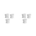 thumbnail image 4 of Naiovety 3 piezas de maceta de flores de control de raíces jardín suculento simple maceta transpirable agujeros de drenaje decoración blanco Blanco/M 2piezas, 4 of 6