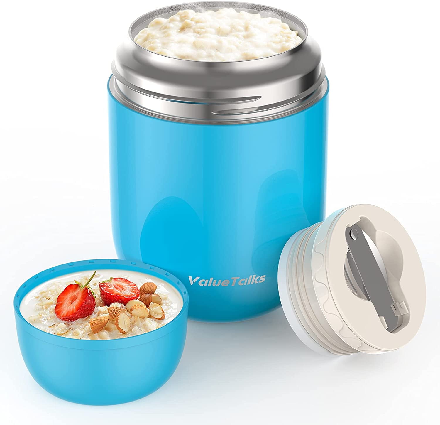 DaCool Insulated Food Jar Soup Thermos Lunch Food Container 450ml