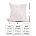 thumbnail image 5 of Spring Light Pink Floral Pillow Covers 16x16 Inch Set of 2, Chinoiserie Light Pink Flower Decorative Throw Pillowcase Vintage Floral Outdoor Cushion Cover for Sofa Couch Living Room Bed Decor, 5 of 7