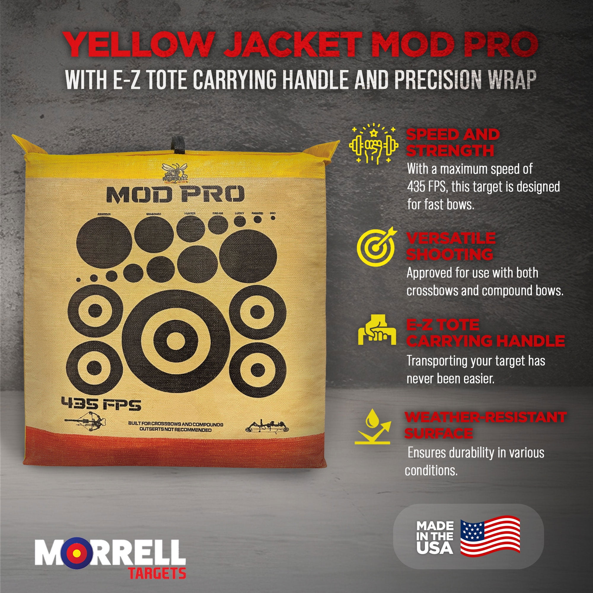 Morrell Yellow Jacket MOD Pro w/ E-Z Tote Handles & Precision Wrap, 2 Pack