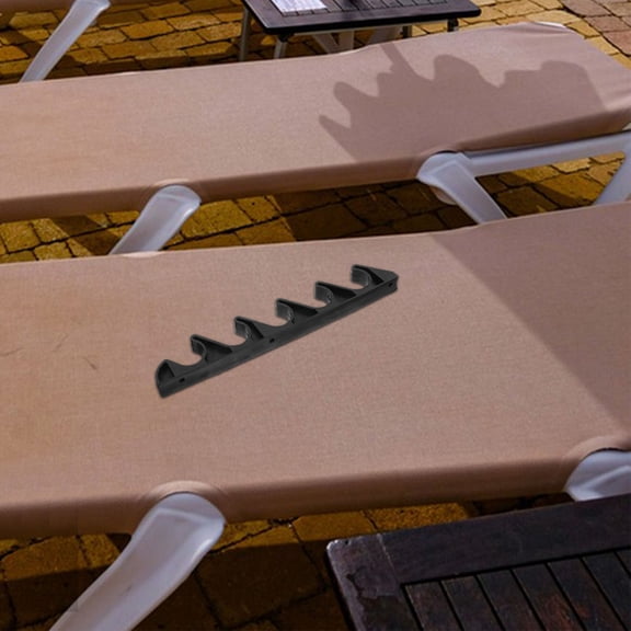 RENACLIPY 8pcs Black Plastic Lounge Chair Adjuster for Recliners, 5 Position