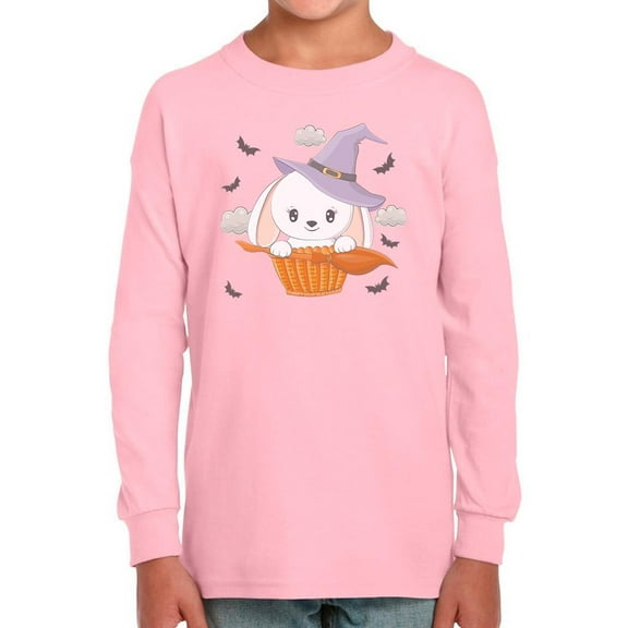 Cute Baby Bunny W Broom Long Sleeve Toddler -Image by Shutterstock, 4 Toddler