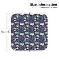 thumbnail image 2 of Kdxio Bamboo Panda Funny Coasters,4 Pcs Leather Coasters,Housewarming Gifts,Protect Furniture from Water Marks Scratch and Damage, 2 of 8