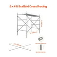 thumbnail image 2 of Scaffolding Cross Braces 6ft x 4ft 8-Pack - Steel X Support - Construction Accessories, 2 of 6