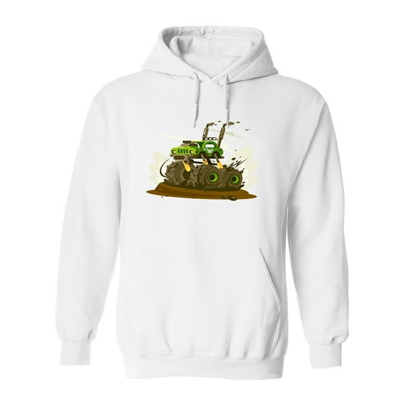 Monster Truck. Hoodie Men -Image by Shutterstock, Male XX-Large