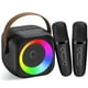 thumbnail image 1 of Máquina de karaoke Nawchedo para niños y adultos con 2 micrófonos inalámbricos, 1 of 6