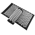 thumbnail image 2 of Almohadillas de acupuntura de loto + juego de almohada para aliviar el estrés y el dolor (negro) Ndcxsfigh Nuevos Originales, 2 of 7