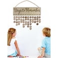 thumbnail image 2 of Clearance Sale Wood Birthday Reminder Board Plaque plaque Sign Family DIY Calendar Decor, 2 of 6