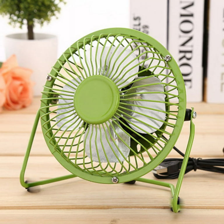 USB Metal Fan Mini Portable Electric Cooler Hand held Desktop