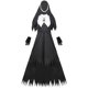 thumbnail image 1 of S-xxxl Halloween Zombie Nun Costume Cosplay Zombie Vampire Demon Costume, 1 of 4