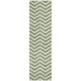 thumbnail image 2 of Addison Rugs Chantille Indoor/Outdoor Transitional Chevron Green Washable Runner Rug, 2'3" x 7'6", 2 of 6