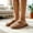 Coffee, variant on Womens House Slippers Soft Non Slip Closed Toe Memory Foam Comfy Lightweight House Fuzzy Shoes Beige 6