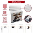 thumbnail image 5 of Table Runner 36 Inch Long - Christmas Cartoon Reindeer Shivering on SnowDecorative Table Scarf,WinterDining Table Runners for Wedding Party Kitchen Dining Tables, 5 of 9