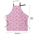 thumbnail image 2 of Kdxio Cute Watermelon Flamingo Apron with Pockets Adjustable Kitchen Aprons for Men Women Waterproof Aprons for Cooking,Drawing,Crafting, Baking Household Cleaning, 2 of 8