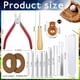 thumbnail image 2 of Kit de Conexión de Guantes de 16 Piezas, Cortador de con Aguja, Herramienta de Punzón para Rascar, Juego de Reparación de Guantes de Béisbol y Softbol 2, 2 of 5