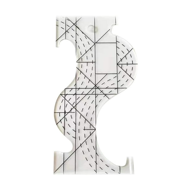 yuksok oshhni Clear Quilting Template Motion Acrylic Patchwork Ruler Sewing Frames
