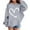 Grey, variant on YunPes Boys Girls Heart Hooded Sweatshirts Comfy Oversized Fleece Pullover Sweatshirt Kids Fall Winter Long Sleeve Trendy Hoodies