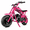 Pink, variant on 50cc 2-Stroke Kids Dirt Bike, Gas Powered with Pull Start, No Oil Mixing (Oil-Injection), Rear Disc Brake, Up to 20 MPH, 165 lb Capacity, for Teens 13+