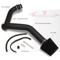 thumbnail image 4 of AJP Distributors Cold Air Short Ram Intake CAI Induction System Black Aluminum Pipe Piping Kit + Filter Compatible/Replacement For Honda Civic DX LX 1.6L SOHC 1996 1997 1998 1999 2000 96 97 98 99 00, 4 of 5
