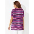 thumbnail image 2 of Catherines Women's Plus Size Easy Fit Short Sleeve V-Neck Tunic, 2 of 4