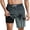 Black, variant on Amzcrzy Mens Shorts with Boxer Brief 2 in 1 Casual Above Knee Mid Rise Swim Trunks Comfy Quick Dry Drawstring Waist Board Shorts Fashion Graphic Print Hawaiian Beach Shorts for Men Yellow S