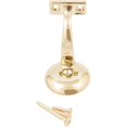 thumbnail image 3 of Heavy-Duty Handrail Bracket with 2-1/8" Round Base, Polished Brass by Stone Harbor Hardware, 3 of 3