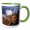 Green/White, variant on 3drose, Austria, Vienna, Nauschmarkt, Austrian Cuisine, Bakery-eu03 Dbn0027 - David Barnes, 11oz Magic Transforming Mug