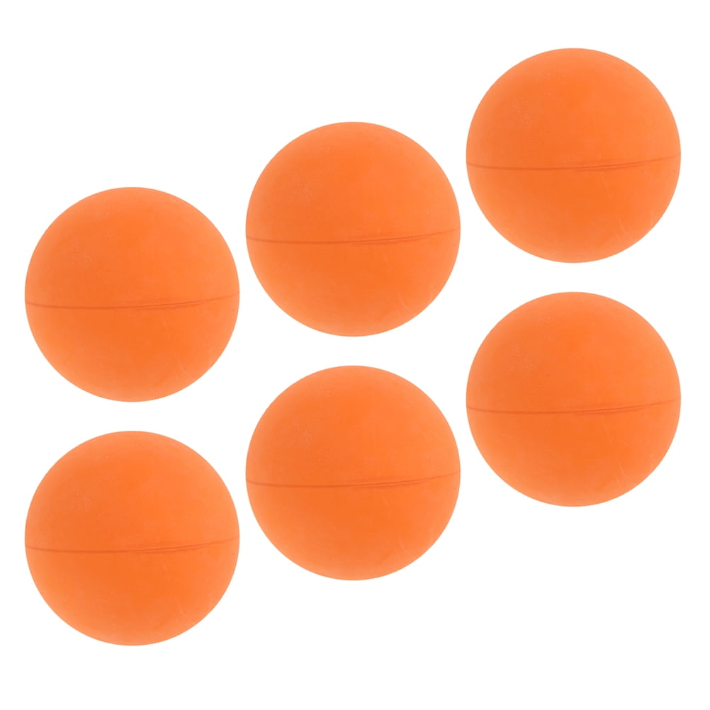 6-Pack Professional Orange Squash Balls with Lightweight Hollow Design for Training and Practice Sessions
