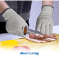 thumbnail image 7 of Cut Resistant Gloves, Food Grade Reliable Cutting Glove, Mandoline Gloves for Kitchen Meat Cutting, Oyster Shucking, Fish Fillet Processing, (2 pairs), 7 of 7