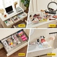 thumbnail image 5 of Norcho 25 PCS Clear Plastic Drawer Organizer Set, Desk Dividers Trays, Storage Bins for Makeup Jewelry Gadgets, Bedroom Bathroom Office, 5 of 6