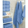 thumbnail image 2 of American Soft Linen Luxury 4 Piece Bath Towel Set, 100% Cotton Turkish Bath Towels for Bathroom, Electric Blue, 2 of 9