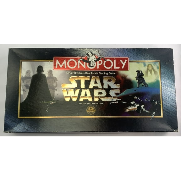 Pre-Owned Star Wars Monopoly Trilogy Collectors Edition Complete Great Condition