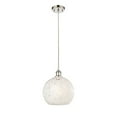 thumbnail image 3 of Innovations Lighting - White Mouchette - 1 Light Cord Hung Mini Pendant In, 3 of 7
