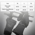thumbnail image 6 of New ventilated weightlifting workout gloves with built-in wristbands for men and women-Black-L, 6 of 6