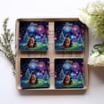 thumbnail image 4 of Happy New Year Mastiff Family Cheer Winter Midnight Firework Set of 4 Stone Coasters Mastiffs Dog Lover Gifts Idea 4x4in Absorbent Soapstone Coaster - 02025, 4 of 5