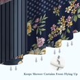 thumbnail image 6 of Pioneer Flower Floral Print Pattern Shower Curtain 36"x72" ,Bathroom Decorative Shower Curtains Set with 12 Hooks,Modern Waterproof Washable Shower Curtain, 6 of 6