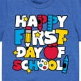 thumbnail image 3 of Instant Message - Happy First Day Of School - Youth Short Sleeve Graphic T-Shirt, 3 of 6