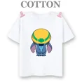 thumbnail image 3 of Camiseta de manga corta de algodón 100% para niños, camiseta informal de verano con dibujos animados de Anime de Disney de los años 90, regalo Kawaii para niños y niñas, 3 of 5
