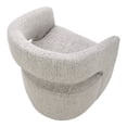 thumbnail image 6 of Moe's Home Collection Barrow 19.25" Polyester Dining Chair in Gray Storm, 6 of 9