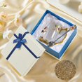 thumbnail image 3 of Taza de vidrio AISVELDY con flor y cuchara, caja de regalo, 3 of 7