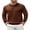 Herringbone Brown, variant on COOFANDY Men's Polo Shirt Slim Fit Long Sleeve Button Down Collar Soft Touch Knit Fabric