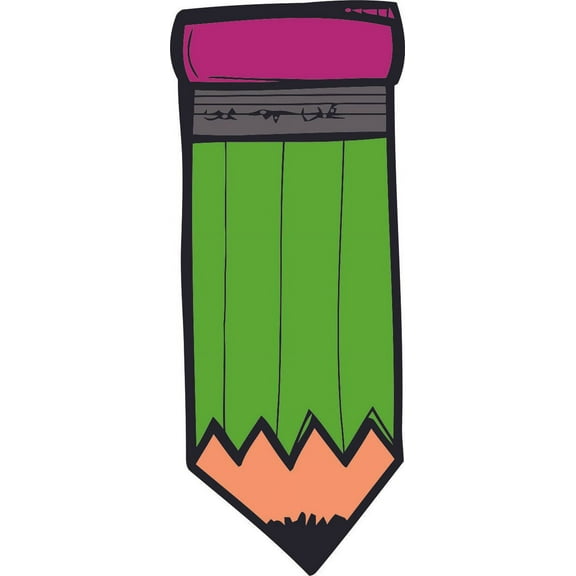 Wall Decals for Classroom Vinyl Decor and Design Decals on Walls - Pencil Pencil's School Creative Teacher Artwork Stickers Sticker Back to School Ideas Teachers Schools Size (20x12 inch)