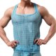 thumbnail image 2 of Penkiiy Top de malla para hombres Fishnet Tank Tops Muscle Rave sin mangas Ver a través de las camisas, 2 of 9