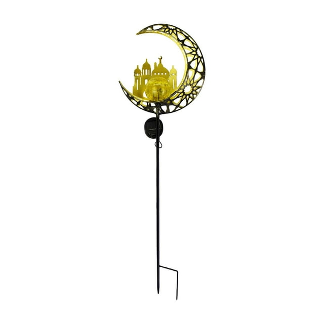 koolsoo Solar Garden Stake Light Ramada Decor Ornament for Pathway Walkway Courtyard Castle