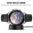 thumbnail image 2 of Anillo de reloj de metal compatible con Samsung Galaxy Watch3 45 mm, protección contra rayones Caja de metal estilo E, 2 of 4