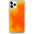 thumbnail image 1 of HAHDAXIA Liquid Fluorescent Case for iPhone X / XS,Luxury Fun Glow in The Darkness Quicksand Clear Hard PC + Soft TPU Bumper Luminous Shockproof Protector (Orange, iPhone X / XS), 1 of 7