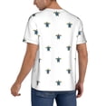 thumbnail image 2 of Lsque Hand Drawn Turtle Pattern Mens Polo Golf Shirts Funny Graphics Shorts Sleeve Button Shirts Baseball T-shirt-Medium, 2 of 7