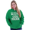 thumbnail image 4 of Rather Be Dog Park Pet Puppy Owner Hoodie Sweatshirt Women Men Brisco Brands L, 4 of 6