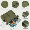 thumbnail image 3 of EcoNesxp Canvas Shoulder Tote Bag Canvas Messenger Bag Army Green, 3 of 5
